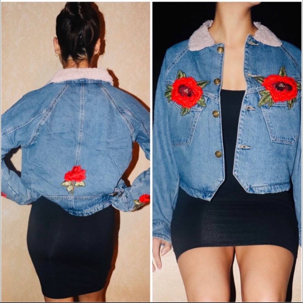 Roses Denim Jacket
